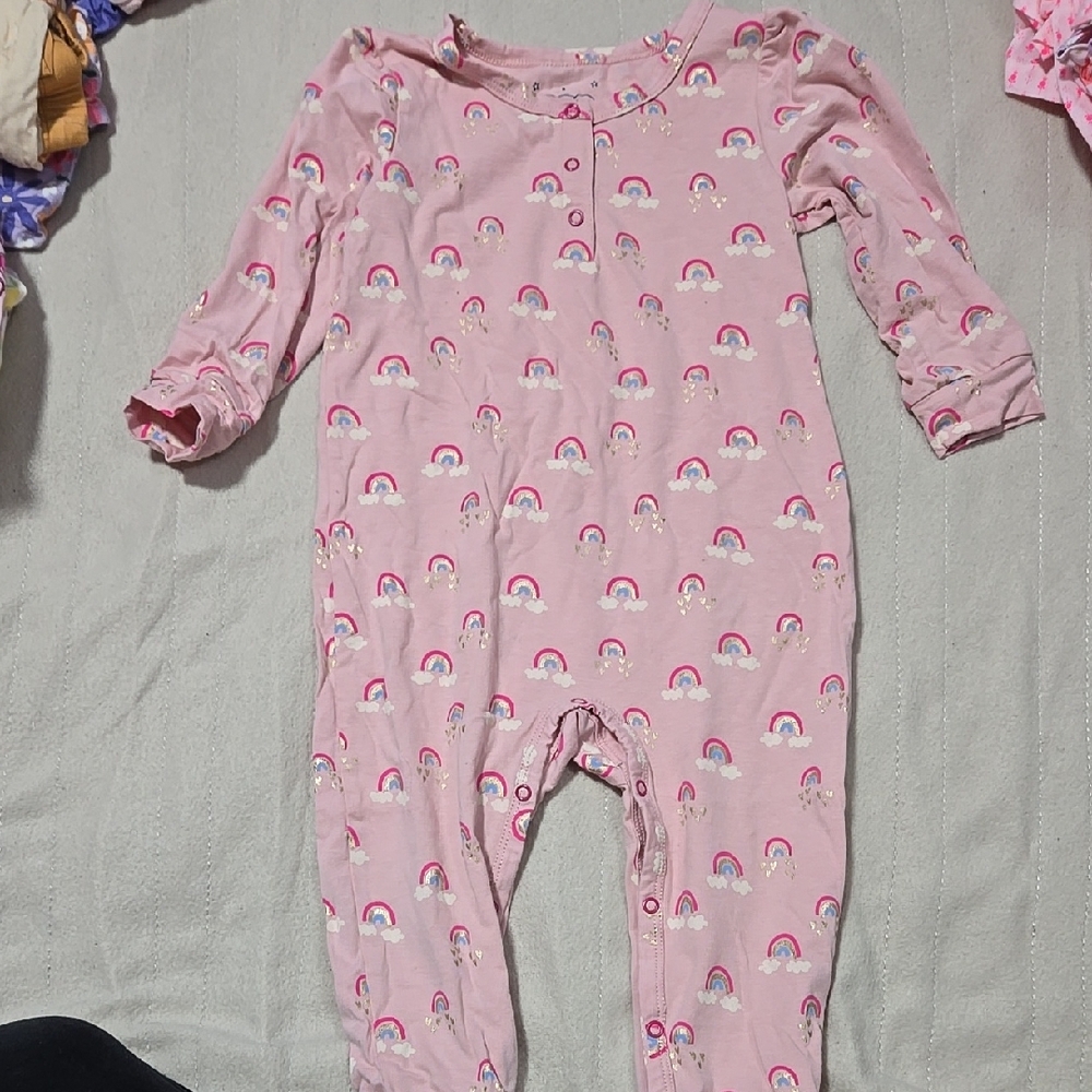 Pink Rainbow Kids One Piece
